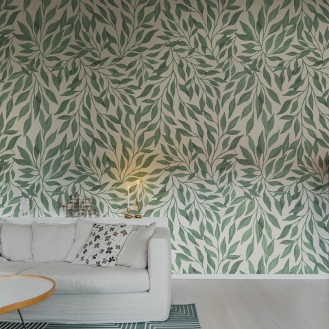 Fototapet, Willow, Green, Rebel Walls