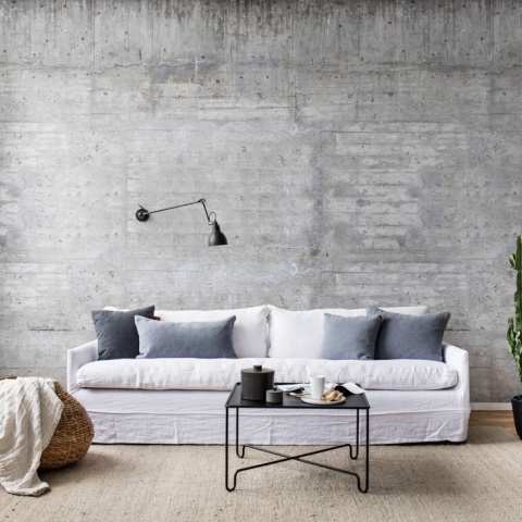 Fototapet, Wooden Concrete, Rebel Walls - Img 5