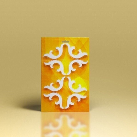 Ornament din poliuretan A705 - 11.5x4.7x1.5 cm - Img 2
