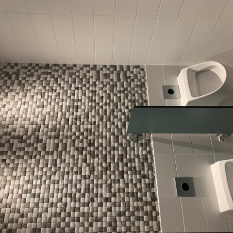 Panou decorativ 3D, Coconut, Honai Mosaic White&amp;Brown, 6 placi 42x42cm, 1.05 mp - Img 7