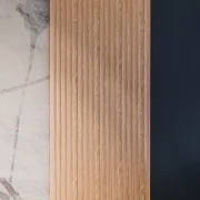 Panou riflaj decorativ 3D Onda, Stejar Natural, 11.2x1.3x270 cm - Img 12