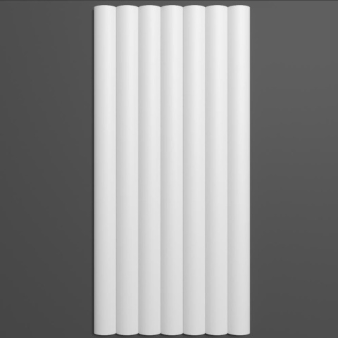 Panou riflaj decorativ 3D, PNH878 - 25x1.6x280 cm