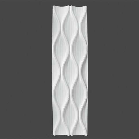 Panou riflaj decorativ 3D, W374 - 21.5x1.7x280 cm