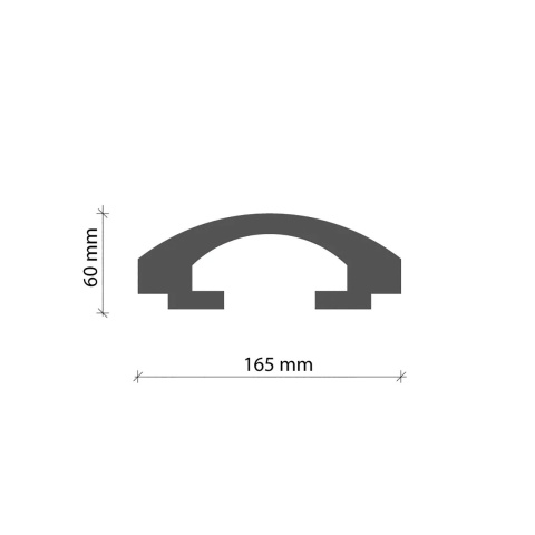 Profil scafa LED KD113 - 6x16.5x115 cm - Img 2