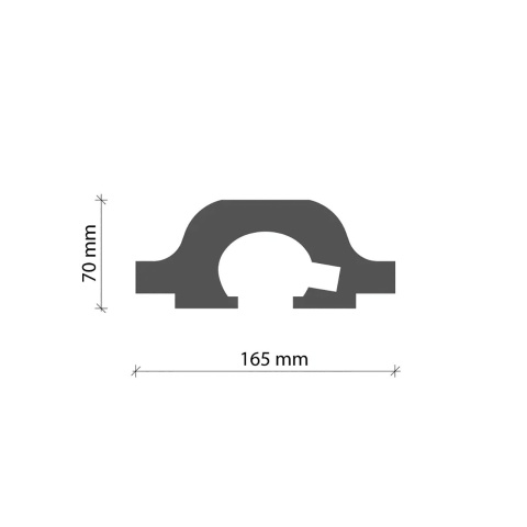 Profil scafa LED KD120 - 7x16.5x115 cm - Img 2