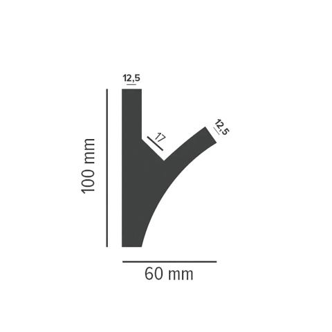 Profil scafa LED KD407 - 10x6x115 cm - Img 2