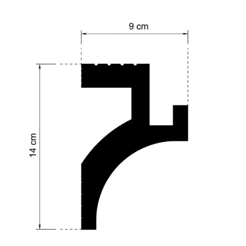 Profil scafa LED KD413 - 14x9x115 cm - Img 4