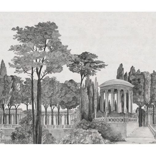 Tapet Chatsworth Park, Graphite, Rebel Walls - Img 2