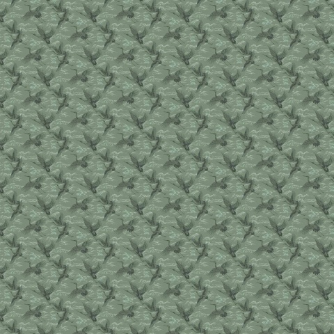 Tapet Imperial Ibis, Jade, Coordonne 5mp / rola - Img 3