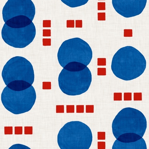 Tapet lavabil Rebel Dots, Blue, TresTintas 5mp / rola - Img 2