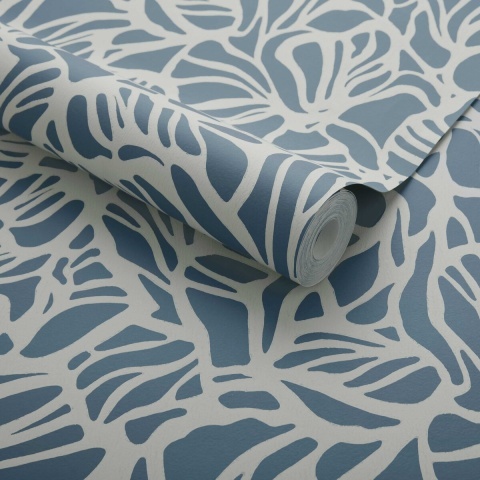 Tapet, Purity, Prussian Blue Luxury Patterned, 1838 Wallcoverings, 5.3mp / rola - Img 2