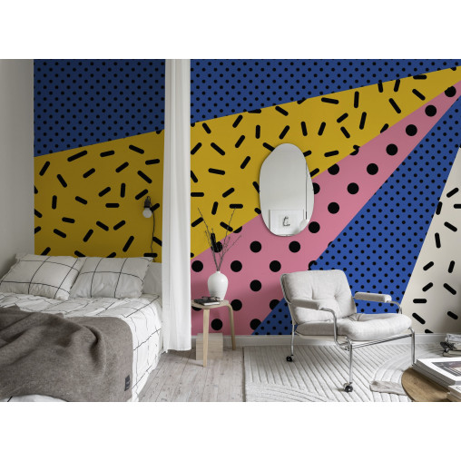 Tapet Rays of the 90s, Rebel Walls