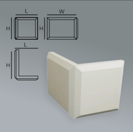 Coltar exterior ET07A-25x3.5x25x35cm - Img 3