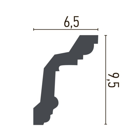 Cornisa poliuretan P848 - 9.5x6.5x200 cm - Img 2