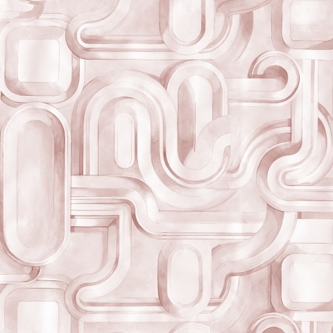 Fototapet, Abstract Path, Pink, Rebel Walls - Img 2