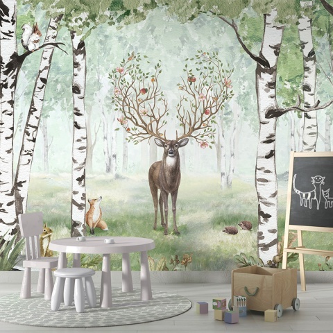 Fototapet Amazing Antlers - Summer, Kikki Belle - Img 4