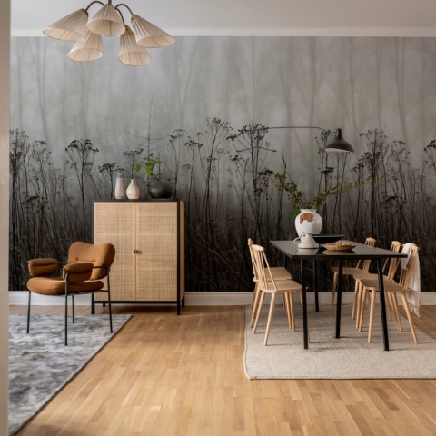 Fototapet, Autumn Haze, Black &amp; White, Rebel Walls - Img 3