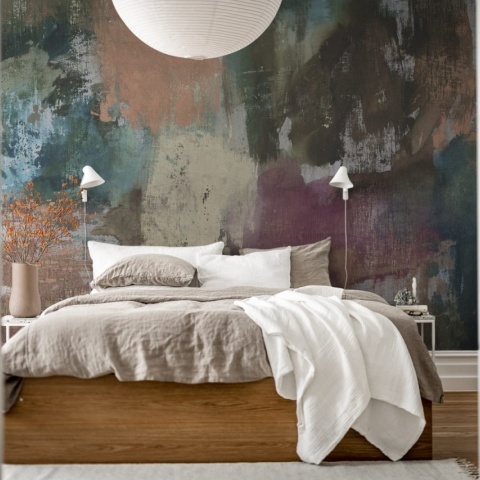 Fototapet, Big Strokes, Multi, Rebel Walls
