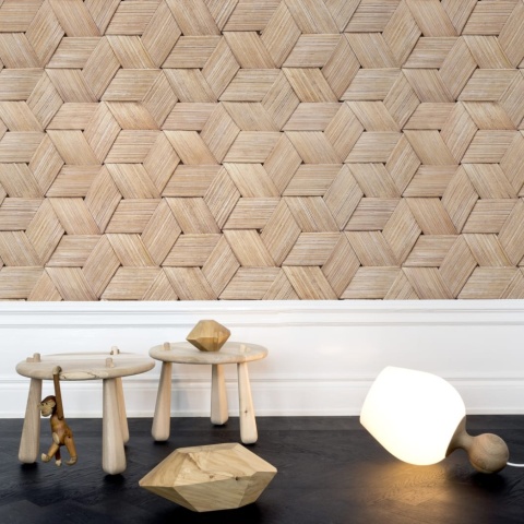 Fototapet, Birch Bark Braids, repetitiv, Rebel Walls - Img 8