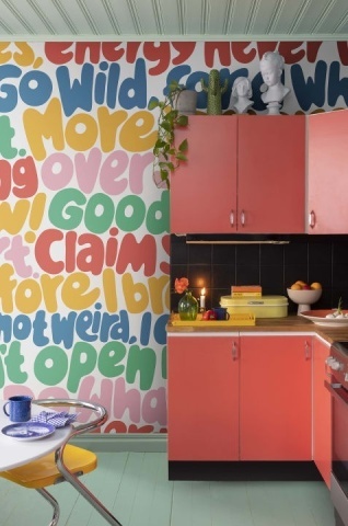 Fototapet, Blah Blah Blah, Rainbow, Rebel Walls - Img 3