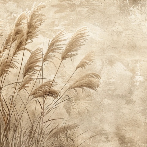 Fototapet Botanic Beige Naturel Poeme Rêve BNP200
