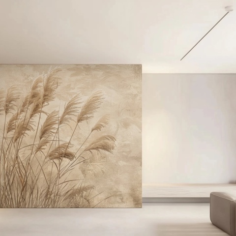 Fototapet Botanic Beige Naturel Poeme Rêve BNP200 - Img 2