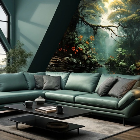 Fototapet Botanic Bosquet Amolops Rêve BA100 - Img 2