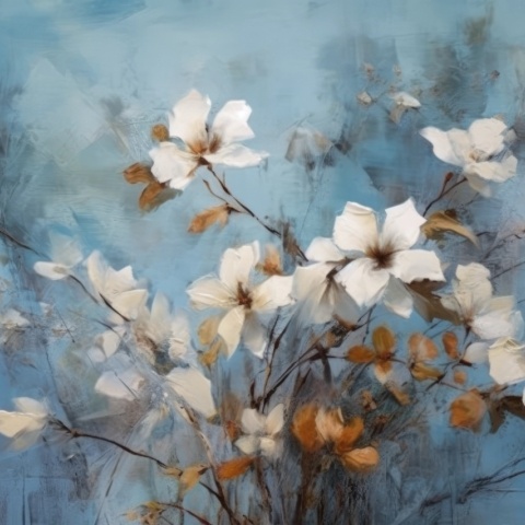 Fototapet Botanic Nectar Gypsophile Rêve NG100