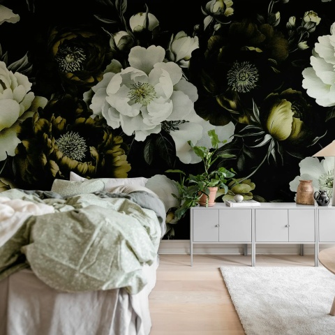Fototapet, Bouquet of Roses, Yellow, Rebel Walls - Img 3