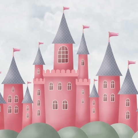 Fototapet, Castle Village, Coral, Rebel Walls - Img 2