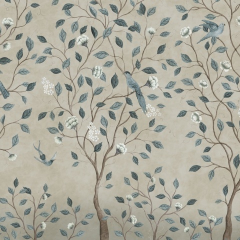 Fototapet, Chinoiserie Dream, Blue, Rebel Walls - Img 2