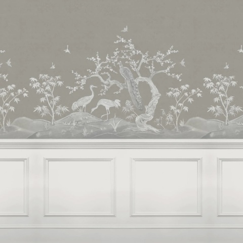 Fototapet, Chinoiserie Lace, Panels, Rebel Walls - Img 2