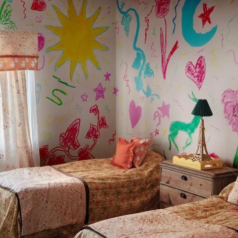 Fototapet, Chroma, Pink, Rebel Walls - Img 3