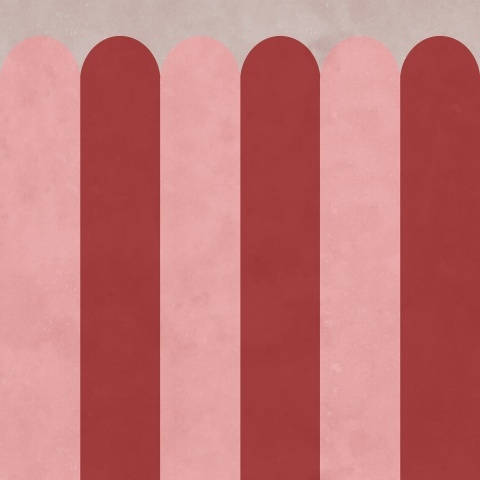 Fototapet, Circus Stripes, Raspberry, Rebel Walls - Img 2
