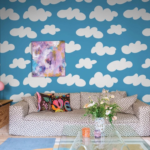 Fototapet, Cloudy, Blue, Rebel Walls - Img 4
