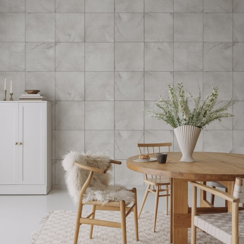 Fototapet, Craft Tiles, White, Rebel Walls - Img 6