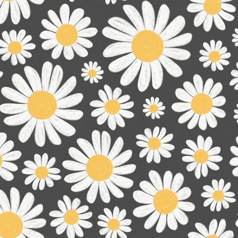 Fototapet, Dashing Daisies, Midnight, Rebel Walls - Img 6