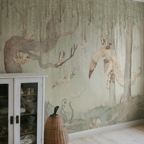 Fototapet, Dream Forest Boy, Green, Rebel Walls - Img 5