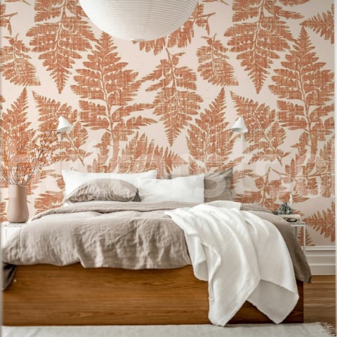 Fototapet, Fern Print, Rust, Rebel Walls - Img 3