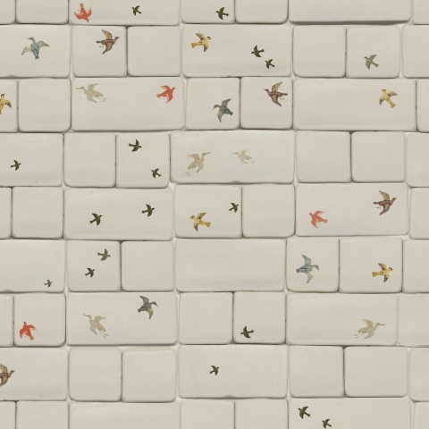 Fototapet, Flight of Tiles, Multi, Rebel Walls - Img 2