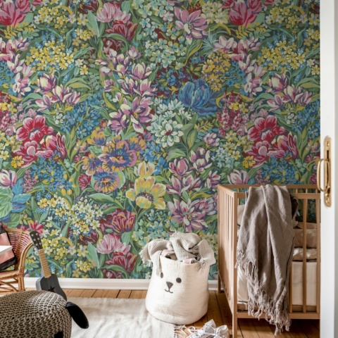 Fototapet, Floral Garden, Summer, Rebel Walls - Img 3