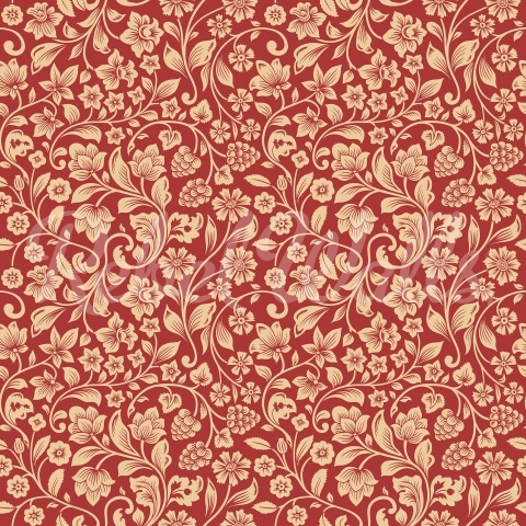 Fototapet, Floral Opulence, Red, Rebel Walls - Img 2