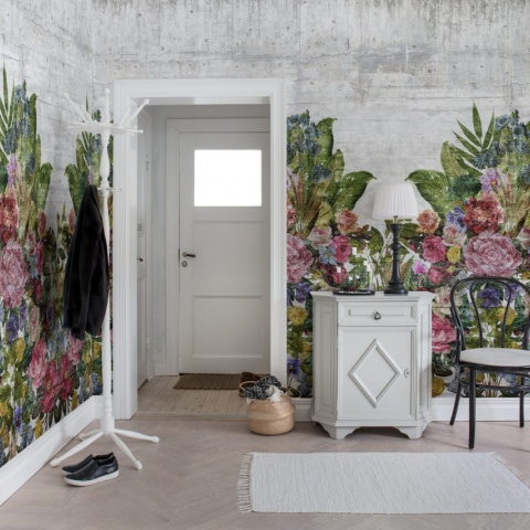 Fototapet, Flower Burst, Concrete, Rebel Walls - Img 5