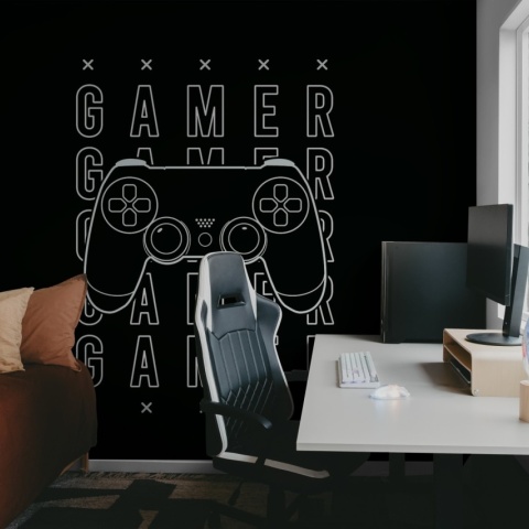 Fototapet, Gamer, Black, Rebel Walls