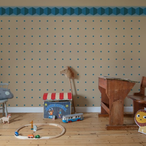 Fototapet, Gentle Manor, Teal, Rebel Walls - Img 3
