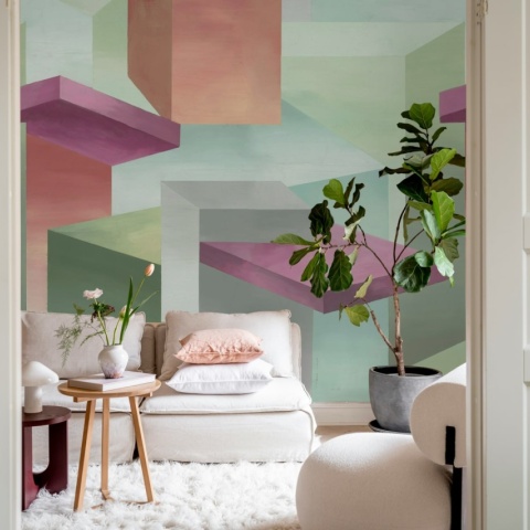 Fototapet, Geometrics, Multi, Rebel Walls