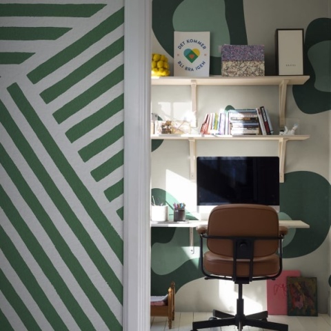 Fototapet, Giant Leopard, Green, Rebel Walls - Img 7