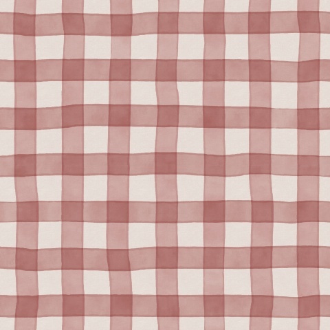 Fototapet, Gingham, Red, Rebel Walls - Img 2