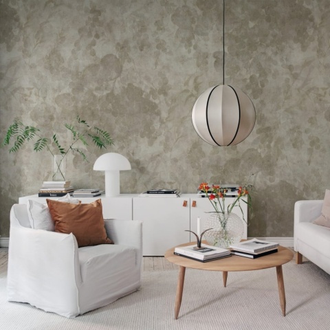 Fototapet, Grapevine Silhouette, Beige, Rebel Walls - Img 4