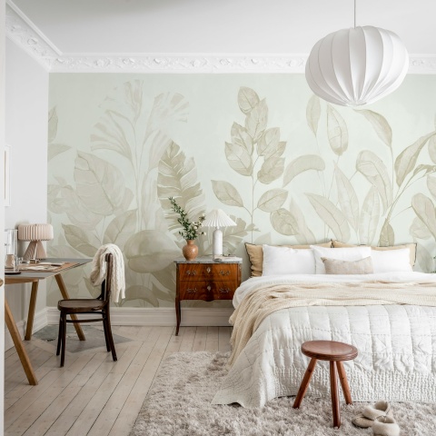 Fototapet, Happy Plants, Beige, Rebel Walls - Img 3